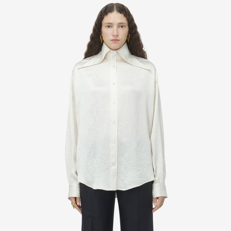 ALEXANDER MCQUEEN - Exaggerated Collar Shirt - Item 818366QEAFR8010